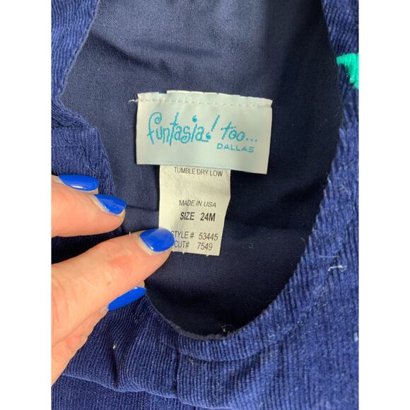 Funtasia too Dinosaur overalls size 24mo - Picture 3 of 4
